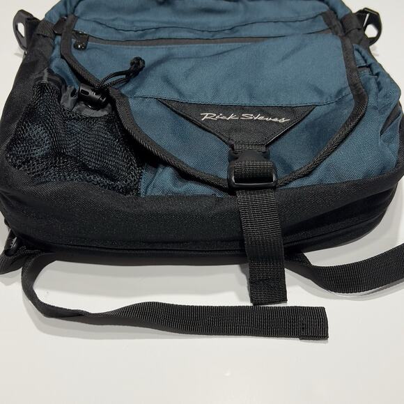 Rick Steves Veloce Backpack Blue Spruce Carry On Travel, Shoulder Strap Missing - Picture 2 of 8